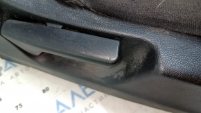 Honda Insight 19-22 passenger seat without airbag, manual, cloth, black, heated, dry-cleanable, rust, scratches on the lining