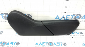 Lower right passenger seat trim for Mercedes W167 GLE 350 450 20-24, 2 pieces, black, scratches