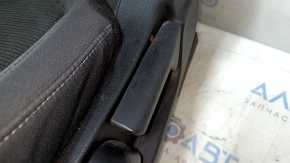 Honda Insight 19-22 driver's seat without airbag, mechanical, cloth, black, dry-cleanable, rust, scratches on the lining, broken connector mount