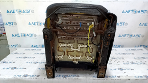 Honda Insight 19-22 driver's seat without airbag, mechanical, cloth, black, dry-cleanable, rust, scratches on the lining, broken connector mount