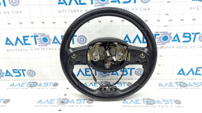 Naked steering wheel for Jeep Grand Cherokee WK2 14-22, black leather, heated, scratches for re-upholstery