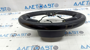 Naked steering wheel for Jeep Grand Cherokee WK2 14-22, black leather, heated, scratches for re-upholstery