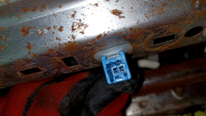 Honda Insight 19-22 driver's seat without airbag, mechanical, cloth, black, dry-cleanable, rust, scratches on the lining, broken connector mount