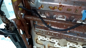 Honda Insight 19-22 driver's seat without airbag, mechanical, cloth, black, dry-cleanable, rust, scratches on the lining, broken connector mount