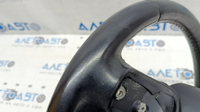 Naked steering wheel for Jeep Grand Cherokee WK2 14-22, black leather, heated, scratches for re-upholstery