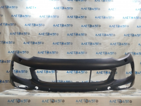 Front bumper bare Porsche Cayenne 958 15-17 rest, for parking sensors, for washers