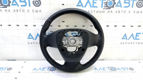 Honda CRV 17-19 black leather steering wheel with pads, scratches