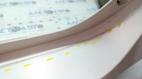 Honda Insight 19-22 rear bumper, white, NH-788P, painted, scratches, crack
