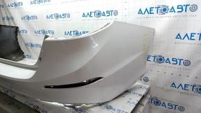Honda Insight 19-22 rear bumper, white, NH-788P, painted, scratches, crack