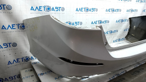 Honda Insight 19-22 rear bumper, white, NH-788P, painted, scratches, crack