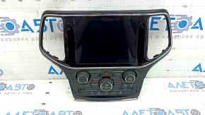Jeep Grand Cherokee WK2 19-22 climate control panel with monitor, glossy black with chrome, scratches