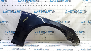 Front right fender for Audi A4 B9 17-19 with brackets, blue LX5R, dented