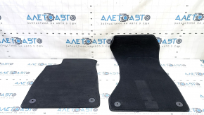Set of floor mats for the Audi A4 B9 17-19, cloth, black