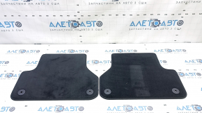 Set of floor mats for the Audi A4 B9 17-19, cloth, black