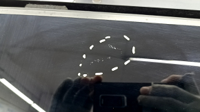 Jeep Grand Cherokee WK2 14-22 panoramic roof panel, beige curtain, needs cleaning, scratches on the glass
