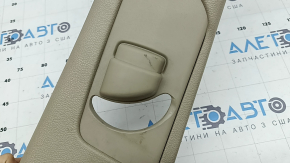 Left center pillar trim, upper belt, Jeep Grand Cherokee WK2 16-22, beige, scratches, needs cleaning
