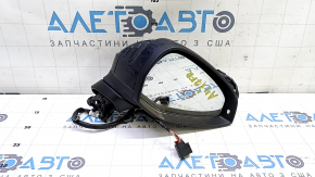Right side mirror assembly for Audi A4 B9 17-19, 12 pins, turn signal, auto-dimming, memory, black