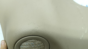 Left rear pillar trim for Jeep Grand Cherokee WK2 17-22, rear, beige, under speaker, scratches, worn, needs cleaning