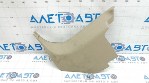 Lower left front pillar trim for Jeep Grand Cherokee WK2 14-22, beige, scratches, needs cleaning