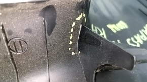 Jeep Compass 17-24 rear right door sill trim, black, scratches, needs cleaning, broken mount