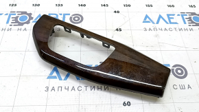 Left front panel trim for Audi A4 B9 17-25, wood grain, scratched