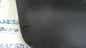 Jeep Compass 17-24 black lower tailgate trim with caps, scratches, broken fastener, dry cleanable