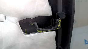 Jeep Compass 17-24 black lower tailgate trim with caps, scratches, broken fastener, dry cleanable