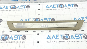 Jeep Grand Cherokee WK2 11-22 front right door sill plate, beige with chrome, scratches