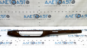 Right front panel trim for Audi A4 B9 17-25, wood grain, quattro, scratches