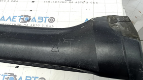 Right threshold Jeep Grand Cherokee WK2 11-22 structure, scratches, broken fasteners, broken fasteners, cracks in fasteners