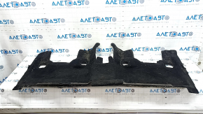 Jeep Grand Cherokee WK2 11-22 rear floor covering, black, ready to clean