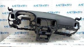 Front dashboard with Airbag for Jeep Grand Cherokee WK2 14-22, black, with trim, scratches