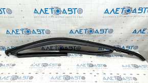 Upper front left door molding for Jeep Compass 17-24 chrome with glass seal, scratches