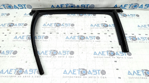 Upper rear left door molding for Jeep Compass 17-24 chrome with glass seal, scratches