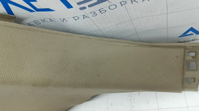 Left arch trim for a Jeep Grand Cherokee WK2 18-20, beige, electric, with hooks, scratches, crack, needs cleaning