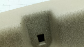 Left arch trim for a Jeep Grand Cherokee WK2 18-20, beige, electric, with hooks, scratches, crack, needs cleaning