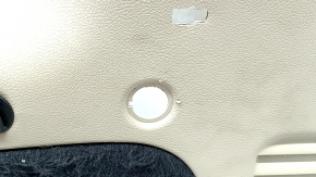Right arch trim for Jeep Grand Cherokee WK2 17-20 beige, under speaker, with hooks, scratches, crack, needs cleaning