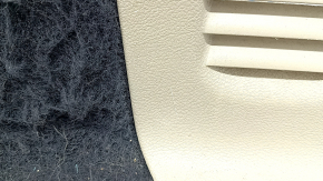 Right arch trim for Jeep Grand Cherokee WK2 17-20 beige, under speaker, with hooks, scratches, crack, needs cleaning