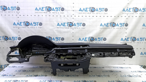 Audi A4 B9 17-25 black dashboard with AIRBAG, without projection, with deflector
