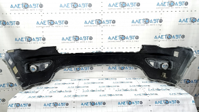 Bare front bumper, upper part under the trim, Jeep Grand Cherokee WK2 17-22, white, non-factory holes, dents, scratches