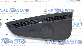 The front panel center trim for the Audi A4 B9 17-20 speakers is black, with a mesh, the mount is broken.