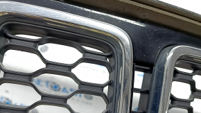 Jeep Grand Cherokee WK2 17-22 radiator grille assembly, honeycomb chrome, black gloss frame, sand