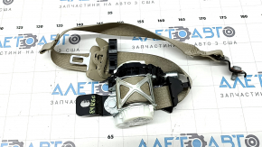 Jeep Grand Cherokee WK2 19-22 passenger seat belt, beige, broken connector, needs cleaning