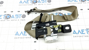 Jeep Grand Cherokee WK2 19-22 passenger seat belt, beige, broken connector, needs cleaning