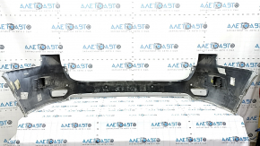 Jeep Grand Cherokee WK2 16-22 rear bumper, bare upper part, for parking sensors, for BSM, white, cracks in the mounts