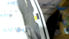 Jeep Grand Cherokee WK2 16-22 rear bumper, bare upper part, for parking sensors, for BSM, white, cracks in the mounts