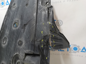 The engine guard of the Honda Insight 19-22 is torn, cracked, dented, missing fragments