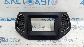 Jeep Compass 17-21 central dashboard air duct deflector, structure, 7" scratches