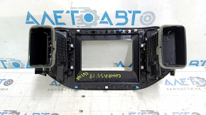 Jeep Compass 17-21 central dashboard air duct deflector, structure, 7" scratches
