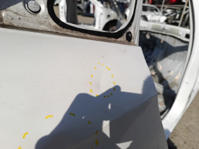 Honda Insight 19-21 rear right quarter panel, white, dents, dings